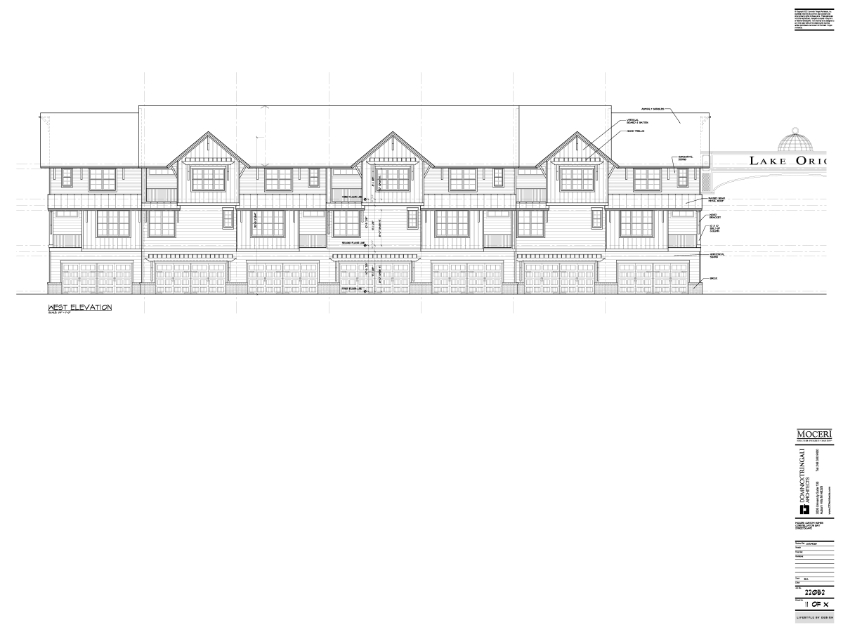 Constellation Bay building elevation drawings for the south building